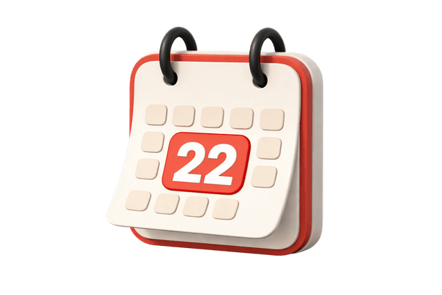 활동 일정 달력